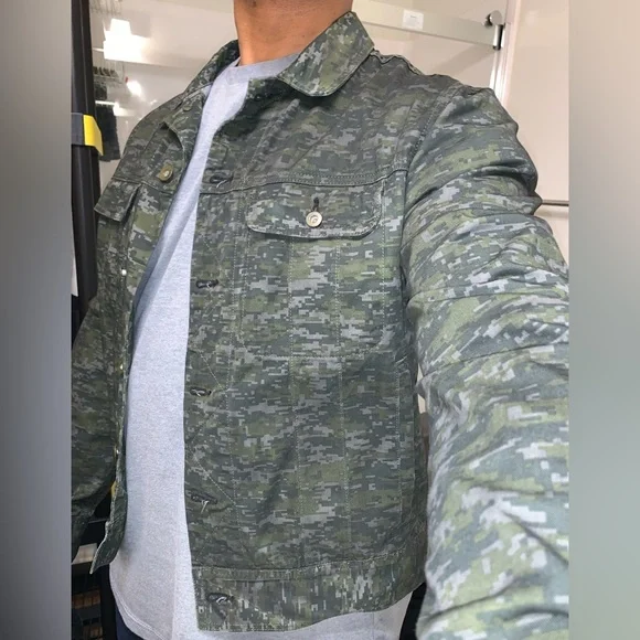 Rag & Bone Green Camouflage Jacket - Picture 4 of 7